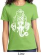 Ladies Yoga Shirt BIG Ganesha Head Tee T-Shirt