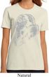Ladies Yoga Shirt BIG Ganesha Profile Organic Tee T-Shirt