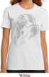 Ladies Yoga Shirt BIG Ganesha Profile Organic Tee T-Shirt