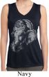 Ladies Yoga Shirt BIG Ganesha Profile Sleeveless Moisture Wicking Tee