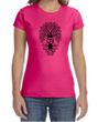 Ladies Yoga Shirt Black Bodhi Tree Crewneck Tee T-Shirt