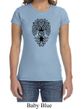 Ladies Yoga Shirt Black Bodhi Tree Crewneck Tee T-Shirt
