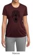 Ladies Yoga Shirt Black Bodhi Tree Moisture Wicking Tee T-Shirt