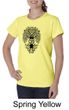 Ladies Yoga Shirt Black Bodhi Tree Organic Tee T-Shirt