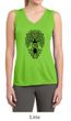 Ladies Yoga Shirt Black Bodhi Tree Sleeveless Moisture Wicking Tee