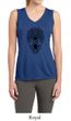 Ladies Yoga Shirt Black Bodhi Tree Sleeveless Moisture Wicking Tee