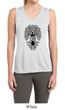 Ladies Yoga Shirt Black Bodhi Tree Sleeveless Moisture Wicking Tee
