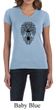 Ladies Yoga Shirt Black Bodhi Tree V-neck Tee T-Shirt