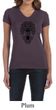 Ladies Yoga Shirt Black Bodhi Tree V-neck Tee T-Shirt