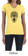Ladies Yoga Shirt Black Bodhi Tree V-neck Tee T-Shirt