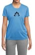 Ladies Yoga Shirt Black Namaste Lotus Moisture Wicking Tee T-Shirt