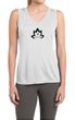 Ladies Yoga Shirt Black Namaste Lotus Sleeveless Moisture Wicking Tee
