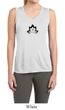 Ladies Yoga Shirt Black Namaste Lotus Sleeveless Moisture Wicking Tee