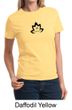 Ladies Yoga Shirt Black Namaste Lotus Tee T-Shirt