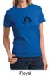 Ladies Yoga Shirt Black Namaste Lotus Tee T-Shirt