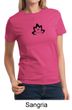 Ladies Yoga Shirt Black Namaste Lotus Tee T-Shirt