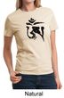 Ladies Yoga Shirt Black Tibetan Om Tee T-shirt