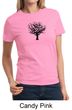 Ladies Yoga Shirt Black Tree of Life Tee T-shirt