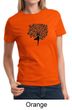 Ladies Yoga Shirt Black Tree Pose Tee T-Shirt