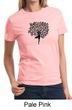 Ladies Yoga Shirt Black Tree Pose Tee T-Shirt