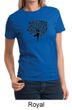 Ladies Yoga Shirt Black Tree Pose Tee T-Shirt