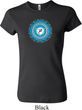 Ladies Yoga Shirt Blue Vishuddha Crewneck Tee T-Shirt