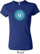 Ladies Yoga Shirt Blue Vishuddha Crewneck Tee T-Shirt