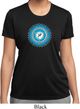 Ladies Yoga Shirt Blue Vishuddha Moisture Wicking Tee T-Shirt