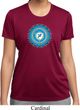 Ladies Yoga Shirt Blue Vishuddha Moisture Wicking Tee T-Shirt