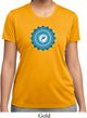 Ladies Yoga Shirt Blue Vishuddha Moisture Wicking Tee T-Shirt