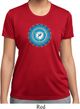 Ladies Yoga Shirt Blue Vishuddha Moisture Wicking Tee T-Shirt