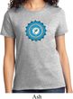 Ladies Yoga Shirt Blue Vishuddha Tee T-Shirt