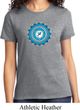 Ladies Yoga Shirt Blue Vishuddha Tee T-Shirt