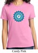 Ladies Yoga Shirt Blue Vishuddha Tee T-Shirt