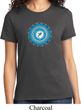 Ladies Yoga Shirt Blue Vishuddha Tee T-Shirt