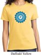 Ladies Yoga Shirt Blue Vishuddha Tee T-Shirt