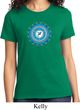Ladies Yoga Shirt Blue Vishuddha Tee T-Shirt