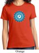 Ladies Yoga Shirt Blue Vishuddha Tee T-Shirt
