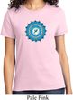 Ladies Yoga Shirt Blue Vishuddha Tee T-Shirt