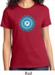 Ladies Yoga Shirt Blue Vishuddha Tee T-Shirt