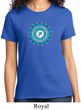 Ladies Yoga Shirt Blue Vishuddha Tee T-Shirt