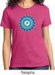 Ladies Yoga Shirt Blue Vishuddha Tee T-Shirt