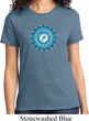 Ladies Yoga Shirt Blue Vishuddha Tee T-Shirt