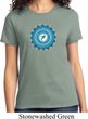 Ladies Yoga Shirt Blue Vishuddha Tee T-Shirt