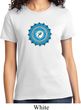 Ladies Yoga Shirt Blue Vishuddha Tee T-Shirt