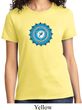 Ladies Yoga Shirt Blue Vishuddha Tee T-Shirt