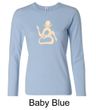 Ladies Yoga Shirt Body OM Long Sleeve Tee T-Shirt