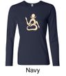 Ladies Yoga Shirt Body OM Long Sleeve Tee T-Shirt
