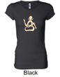Ladies Yoga Shirt Body OM Longer Length Tee T-Shirt
