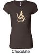 Ladies Yoga Shirt Body OM Longer Length Tee T-Shirt
